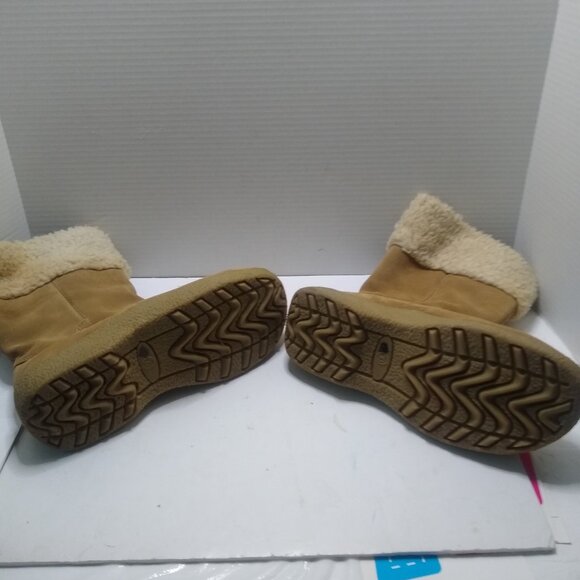 Women's Brown Suede Leather Boots size 10 - Picture 3 of 6